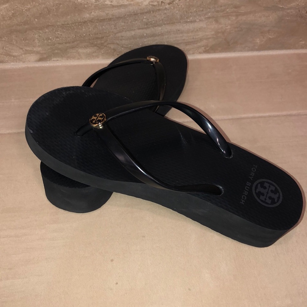 Tory Burch Barely worn flip flops